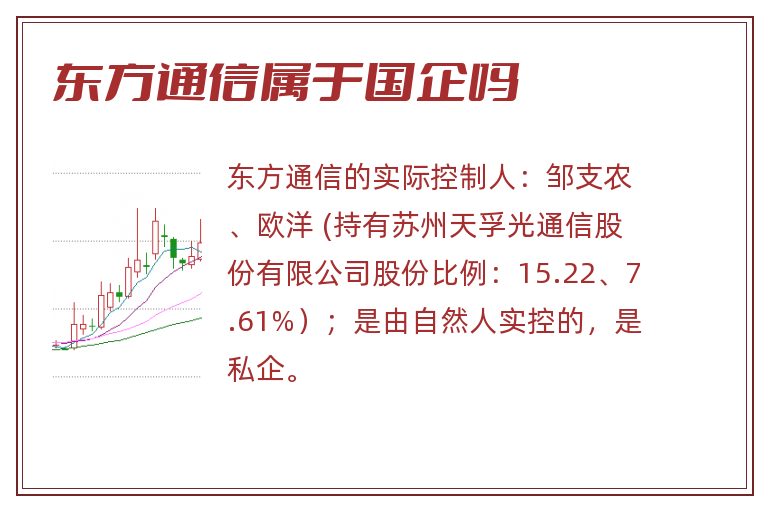 天孚通信属于国企吗