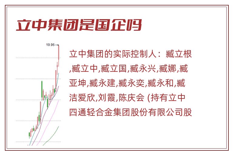 立中集团是国企吗