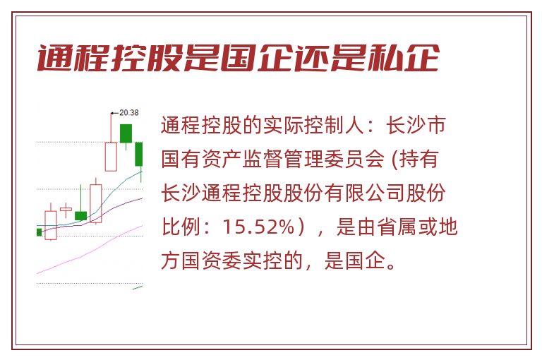 通程控股是国企还是私企