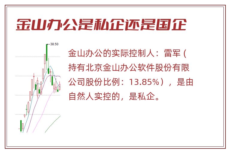 金山办公是私企还是国企