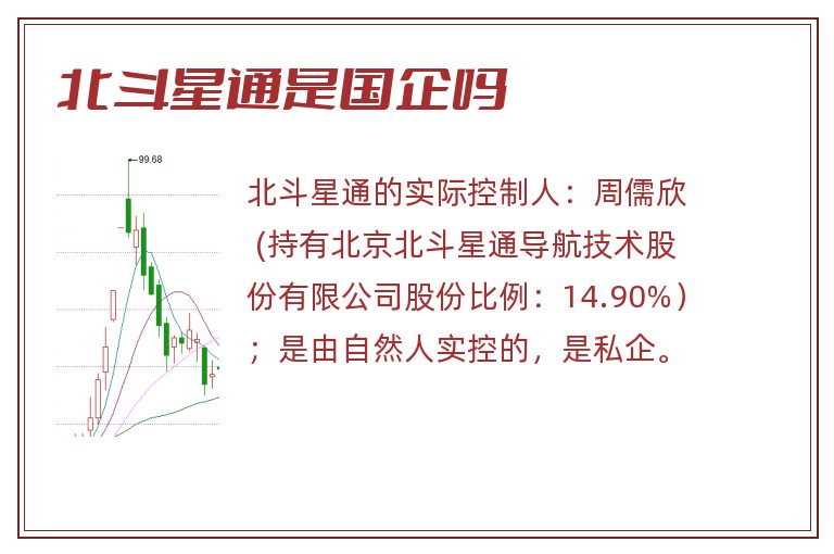 北斗星通是国企吗