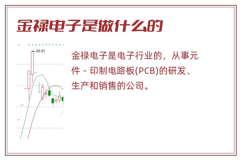 金禄电子是做什么的