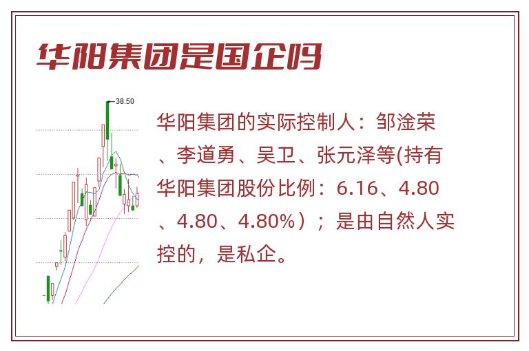 华阳集团是国企吗