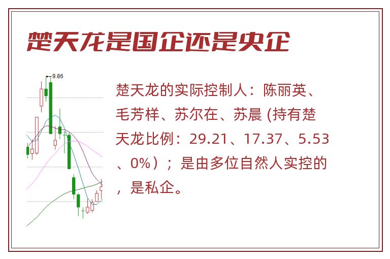 楚天龙是国企还是央企