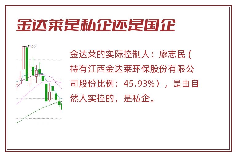 金达莱是私企还是国企