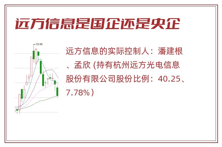 远方信息是国企还是央企