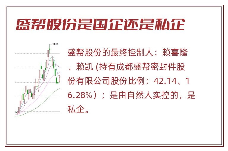 盛帮股份是国企还是私企