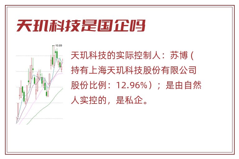 天玑科技是国企吗