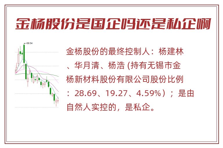 金杨股份是国企吗还是私企啊