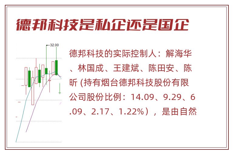 德邦科技是私企还是国企