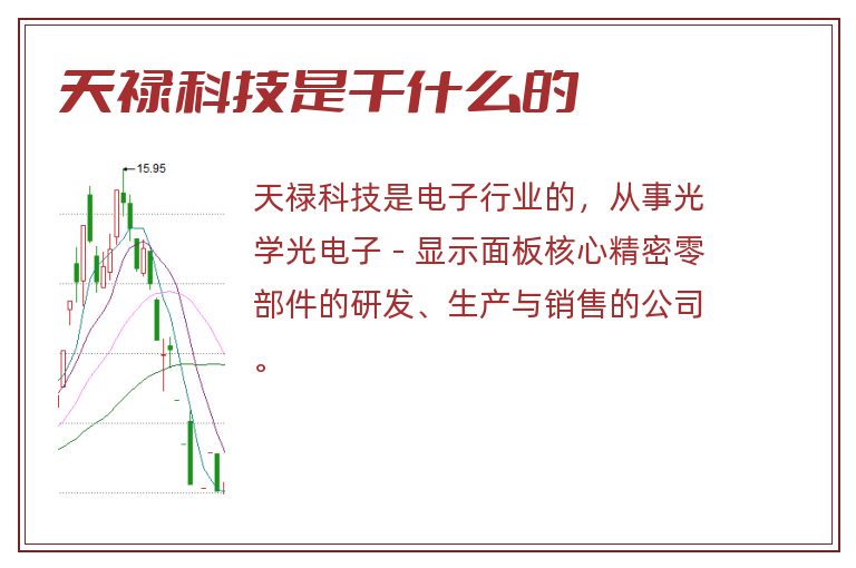 天禄科技是干什么的