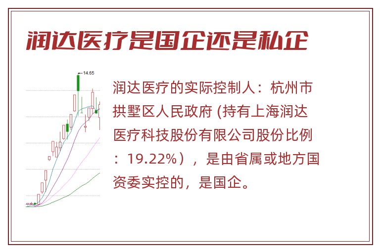 润达医疗是国企还是私企