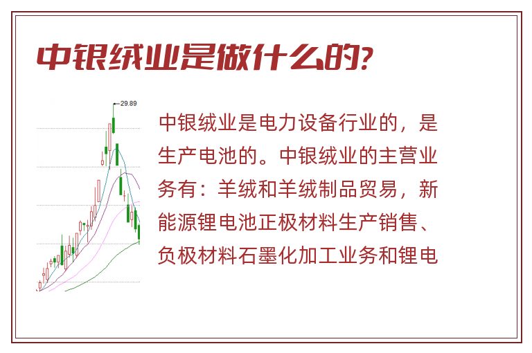 中银绒业是做什么的?