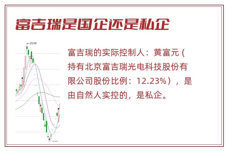 富吉瑞是国企还是私企