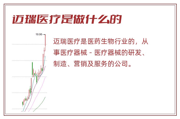 迈瑞医疗是做什么的