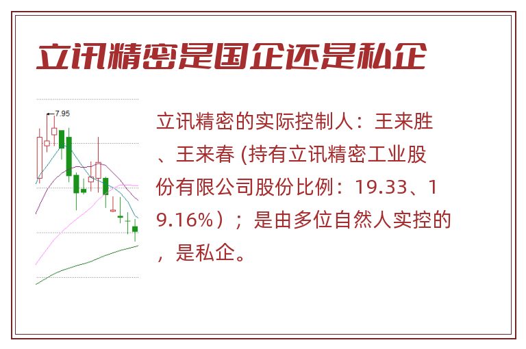 立讯精密是国企还是私企