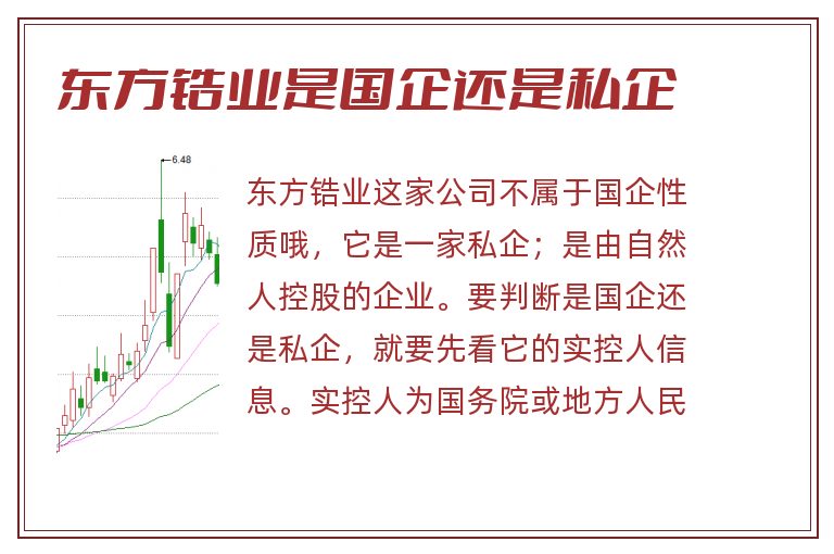 东方锆业是国企还是私企