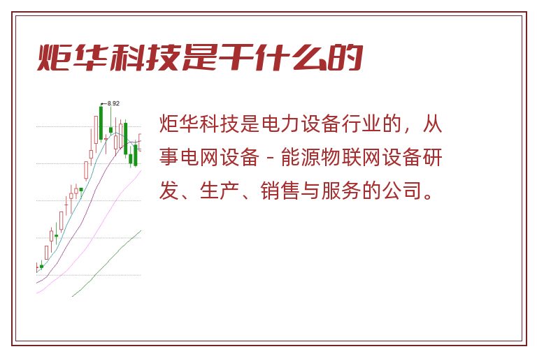 炬华科技是干什么的