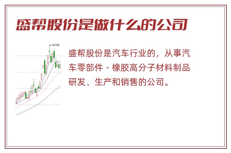 盛帮股份是做什么的公司