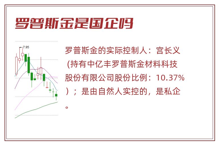 罗普斯金是国企吗