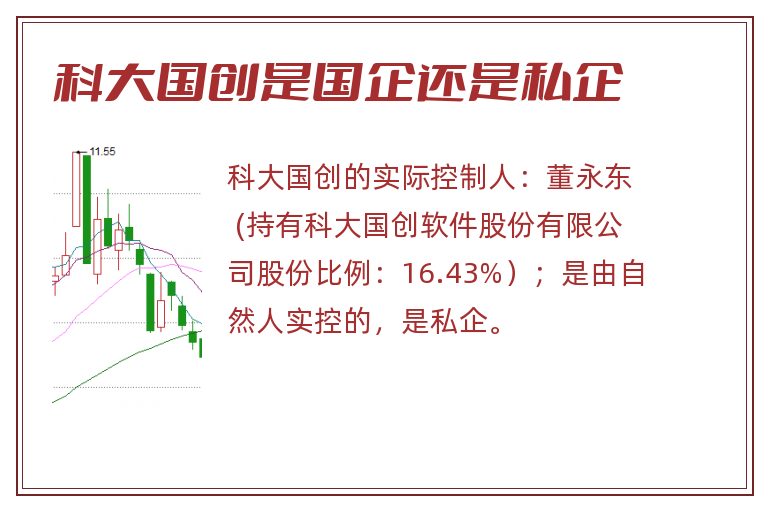 科大国创是国企还是私企