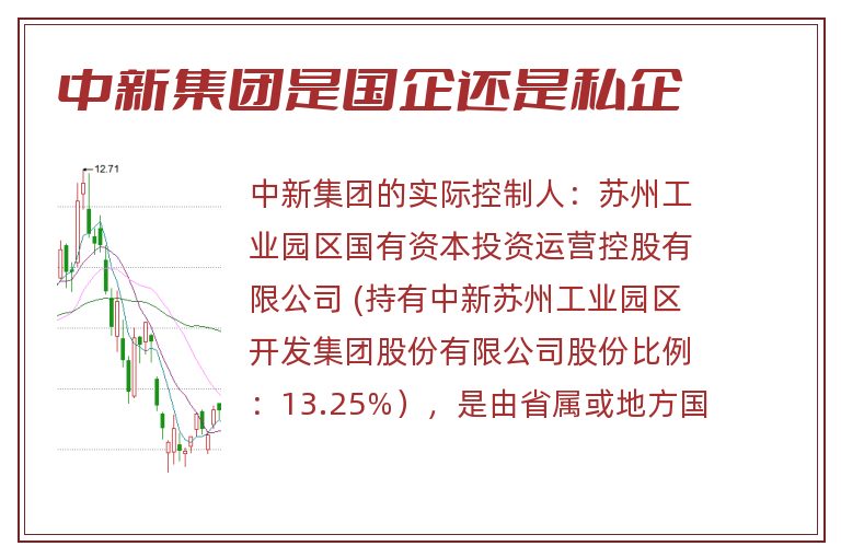 中新集团是国企还是私企