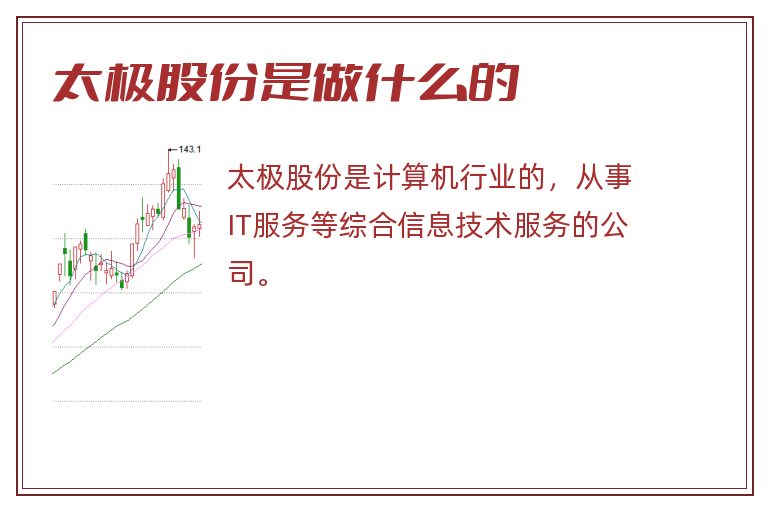 太极股份是做什么的