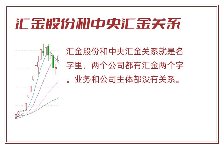 汇金股份和中央汇金关系