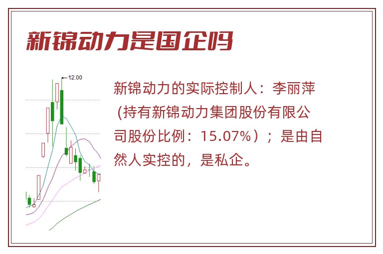 新锦动力是国企吗