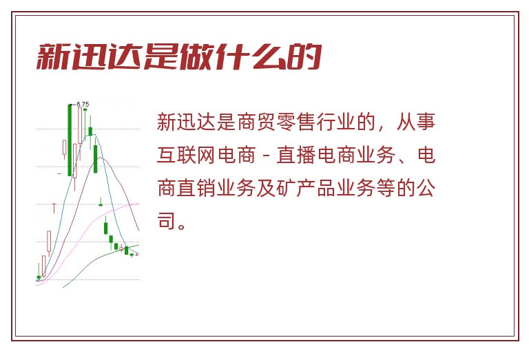 新迅达是做什么的