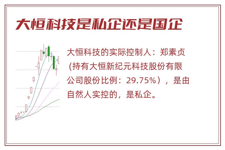 大恒科技是私企还是国企