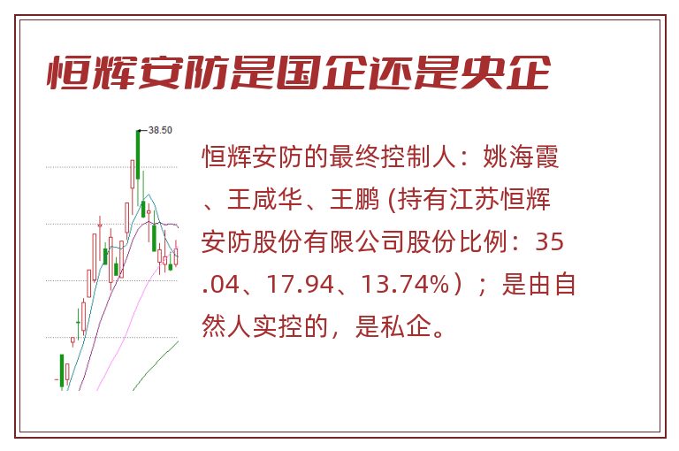 恒辉安防是国企还是央企