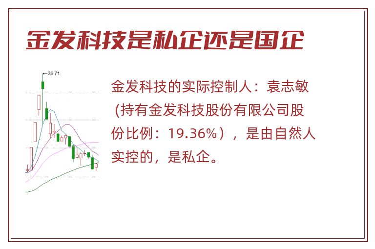 金发科技是私企还是国企