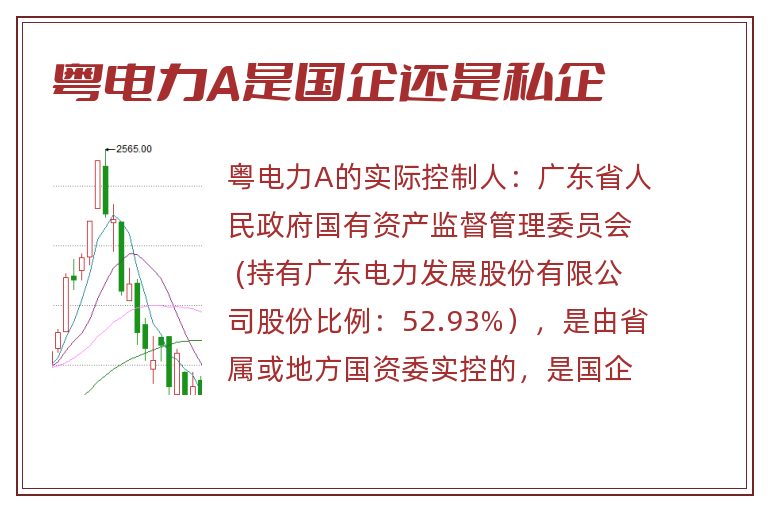 粤电力A是国企还是私企