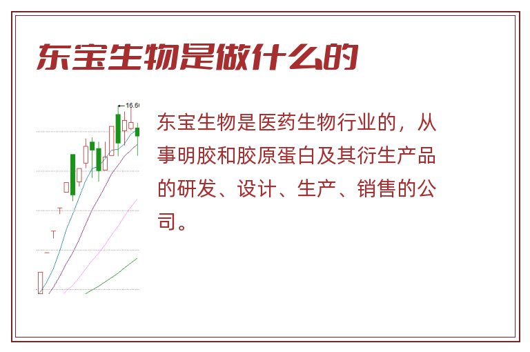 东宝生物是做什么的