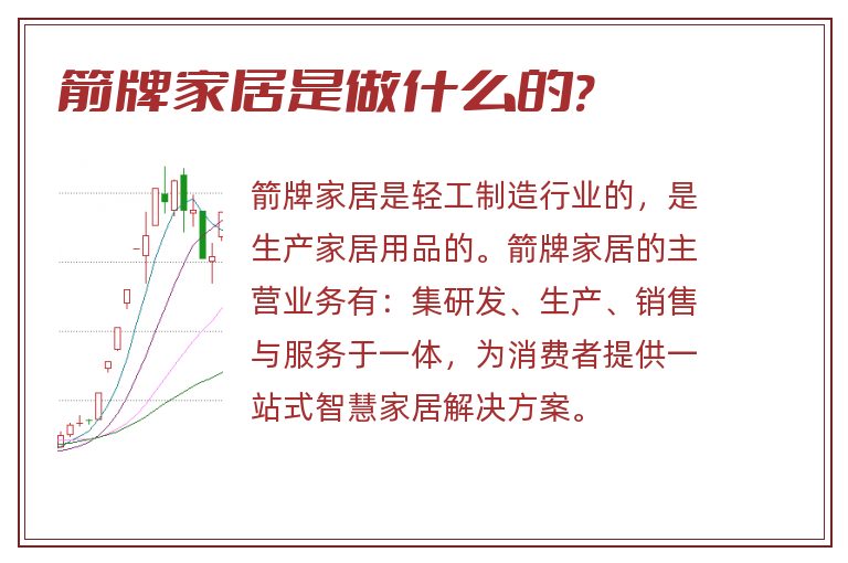 箭牌家居是做什么的?