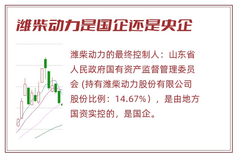 潍柴动力是国企还是央企