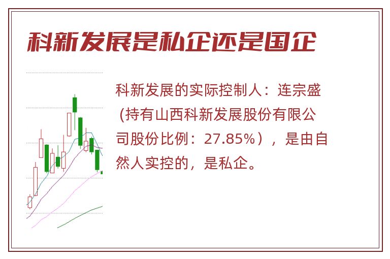 科新发展是私企还是国企