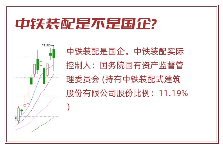 中铁装配是不是国企？