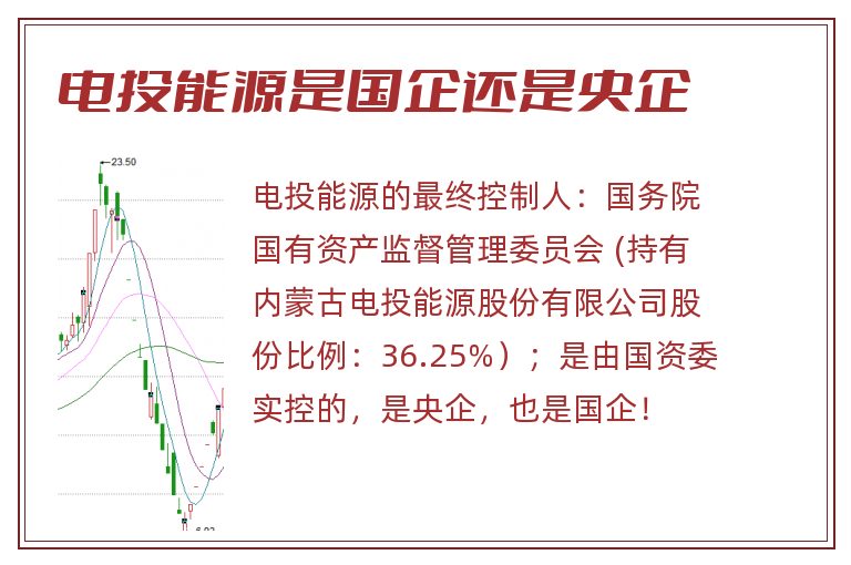 电投能源是国企还是央企