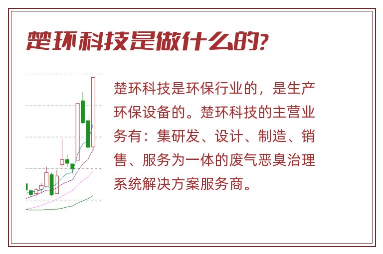 楚环科技是做什么的?