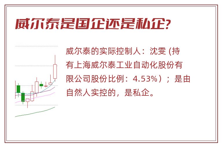 威尔泰是国企还是私企?