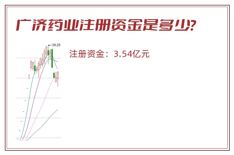 广济药业注册资金是多少？