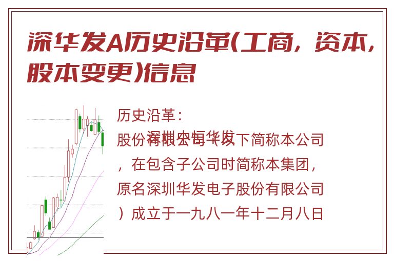 深华发A历史沿革（工商，资本，股本变更）信息