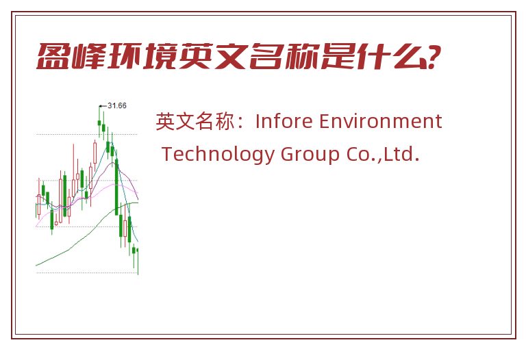 盈峰环境英文名称是什么？