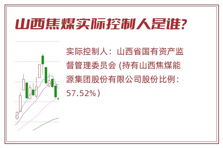 山西焦煤实际控制人是谁？