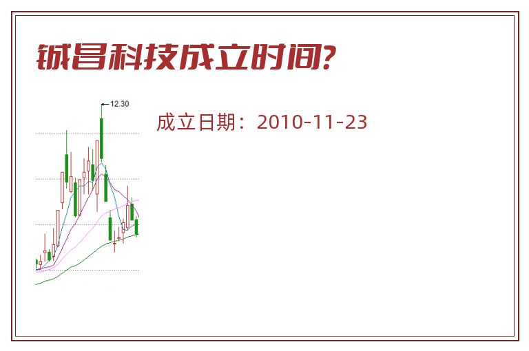 铖昌科技成立时间？