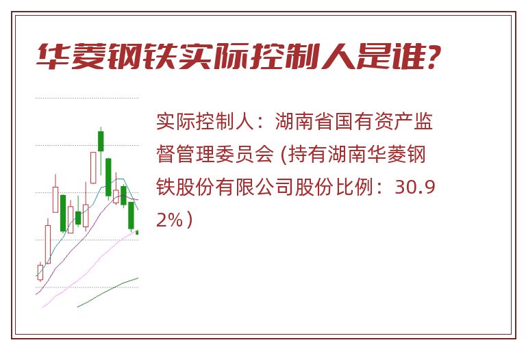 华菱钢铁实际控制人是谁？