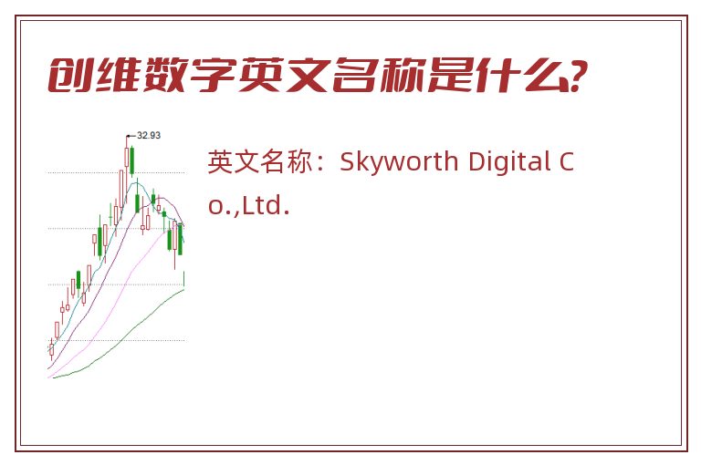 创维数字英文名称是什么？