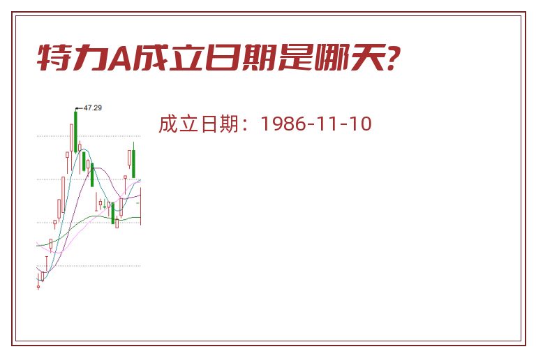 特力A成立日期是哪天？